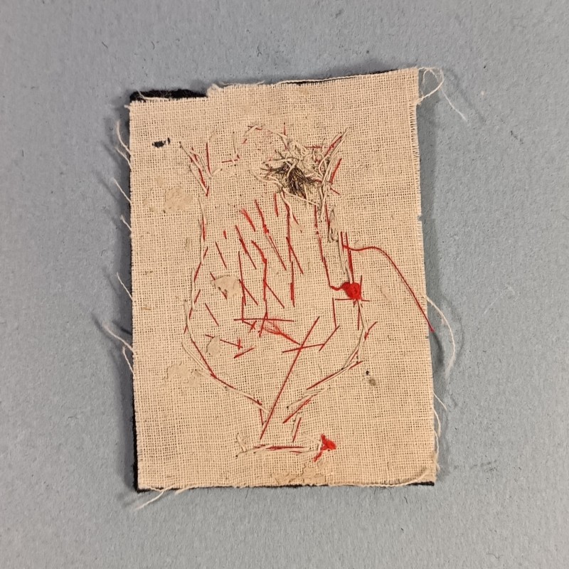 INSIGNE TISSU BREVET DE MUSICIEN FANFARE MILITAIRE SECOND EMPIRE ET TROISIEME REPUBLIQUE DEBUT GUERRE 1914 1918